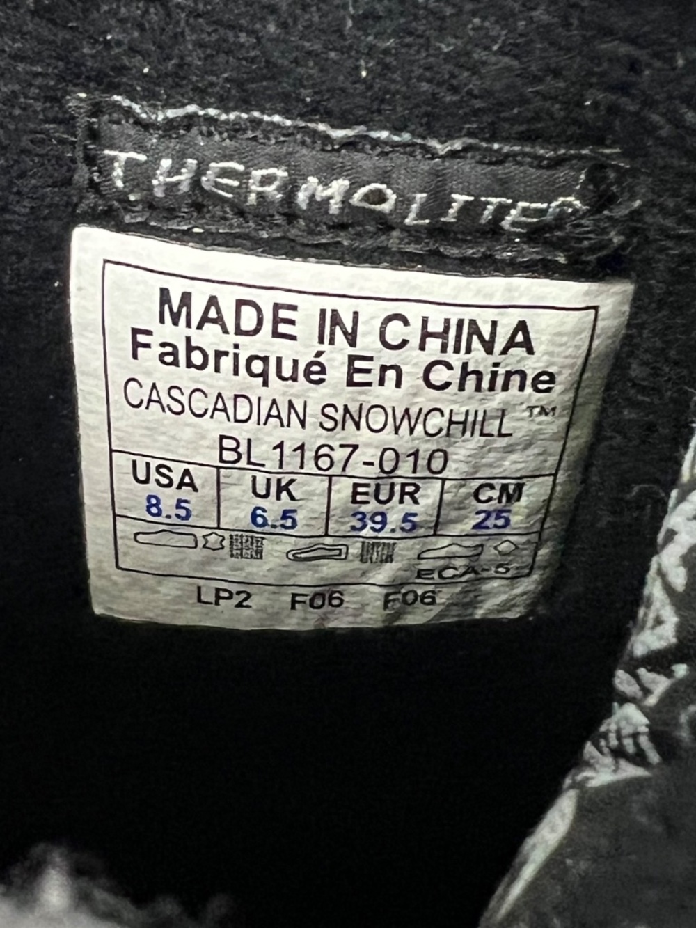 |•COLUMBIA•| Black Thermolite Winter Boots Size 8.5 - Picture 8 of 9